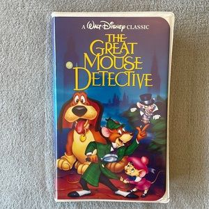 Walt Disney’s The Great Mouse Detective VHS Black Diamond Classic.